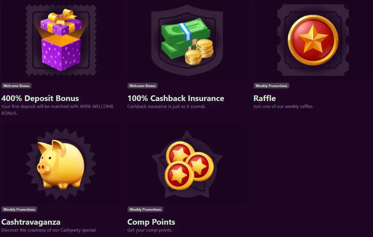 Avantgarde Casino bonuses and weekly promotions