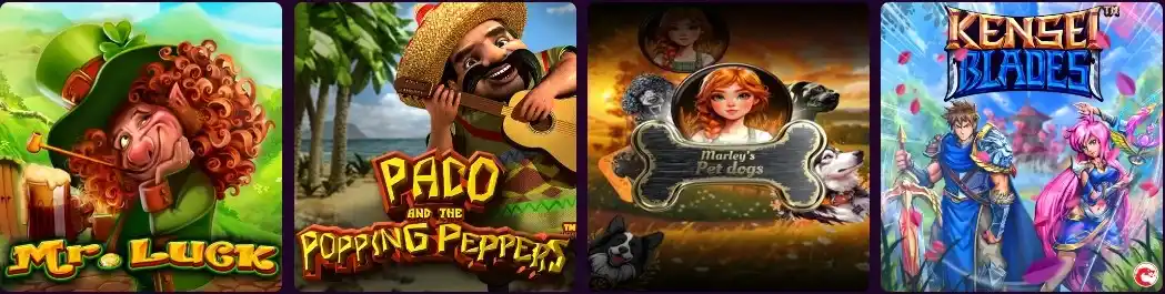 Avantgarde Casino popular slot game selection